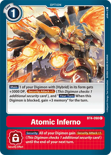 Digimon Karte Bt Atomic Inferno Game Kiwi